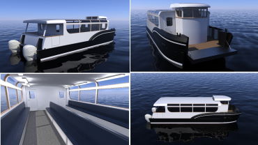 Front View of Watertaxi